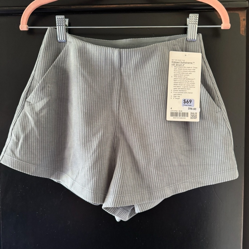 Lululemon Ribbed Softstream Shorts